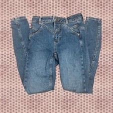 Free People We The Free Jeans Women's Size 28 Medium Wash Blue Denim Skinny Leg