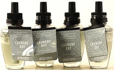 QTY 4 - Bath Body Works LAUNDRY DAY Wallflowers Home Fragrance Oil Refills