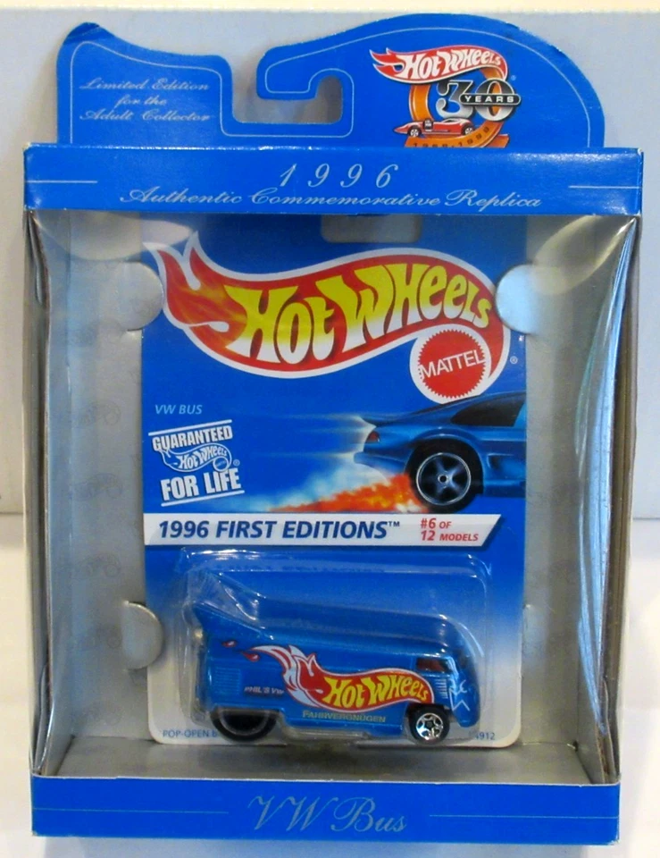 HOT WHEELS 30 YEARS / FIRST EDITIONS ~ 1996 VW DRAG BUS ~ - Image 2 of 4