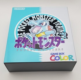 Laminated OLED Screen - Totodile Game Boy Color w/ Case - New Speaker, Recapped