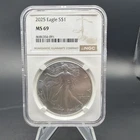 2025 American Silver Eagle - NGC MS69 - Free Shipping