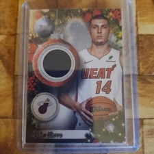 2025-26 Topps Holiday Player Silver Jersey Relic Tyler Herro 40/99 Miami Heat