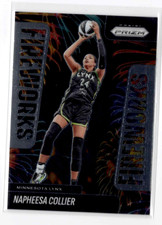 2025 Panini Prizm WNBA #7 Napheesa Collier Fireworks Insert BASE Minnesota Lynx