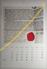 Urkunde - Besitzergreifungspatent 1806 Würzburg Siegel - Repro Blatt