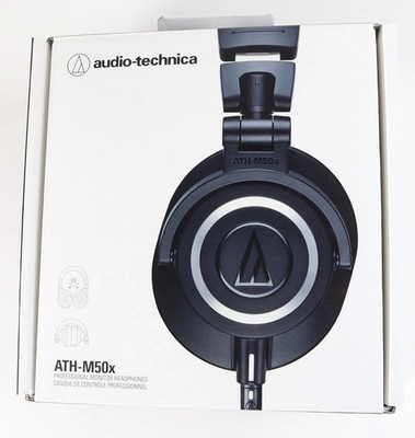 Audio-Technica ATH-M50X Professional On The Ear Headphones - Black