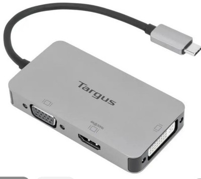 Targus ACA961USZ USB-C Multi Function Adapter with USB C to HDMI / VGA / DVI