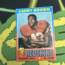 1971 Topps - Larry Brown #115 Redskins Legend!