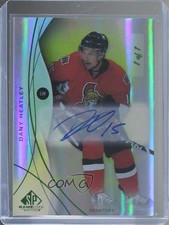 2024-25 Upper Deck SP Game Used Legends Green 1/1 Dany Heatley #200 Auto 7wp