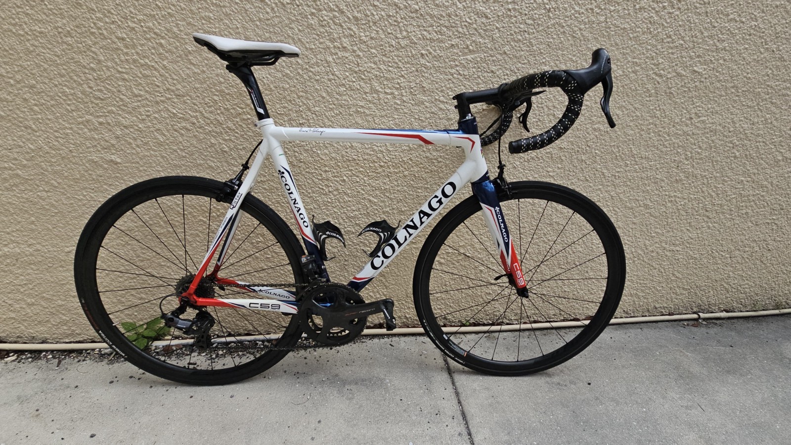 Pre Owned Colnago Italy C59, Campagnolo Super Record, Size 57, Handmade in Italy