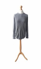 COS grauer Strickpullover mit Rippstrick | 10...