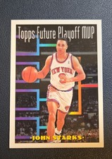 1993-94 Topps - Topps Playoff MVP John Starks #208 New York Knicks 