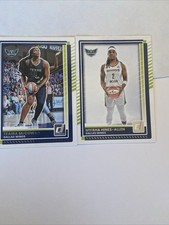 2025 Panini Donruss WNBA Myisha Hines-Allen #65 and #58 Teaira McCowan Cards