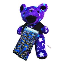 Grateful Dead Dark Star 7" Purple Bean Bear Plush Liquid Blue Vintage 1998