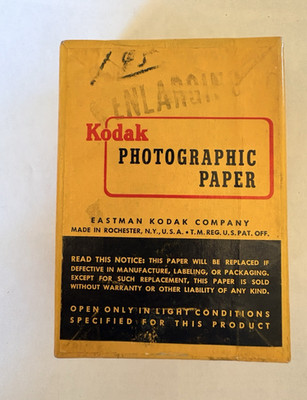 Kodak Medalist Y-2 Double Weight Photo Paper approx 100 Sheets 2.5x3.5 Vintage