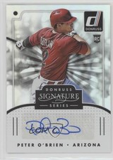2016 Panini Donruss Signature Series Peter O'Brien #SGS-PB Auto 1e0