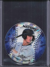 2026 Leaf Baseball Nation #BDB-6 Charlie Condon Cracked Ice Blue Die-Cut #/35
