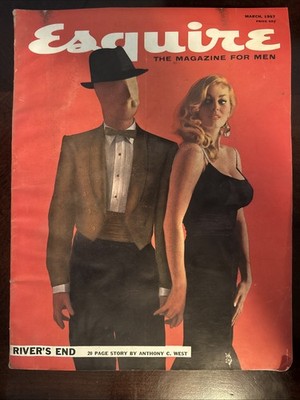 Vintage Esquire Magazine March 1957 Rivers End Anthony West 