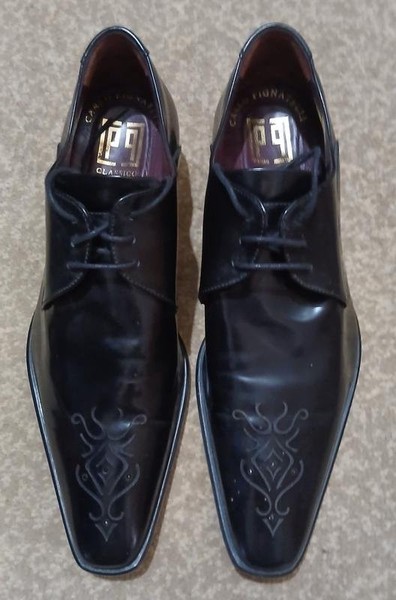 Men Carlo Pignatelli Heels Black 42