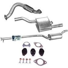 Vorderrohr Mittel- und  Endschalldämpfer Auspuff für Ford Focus I 2.0 Kombi