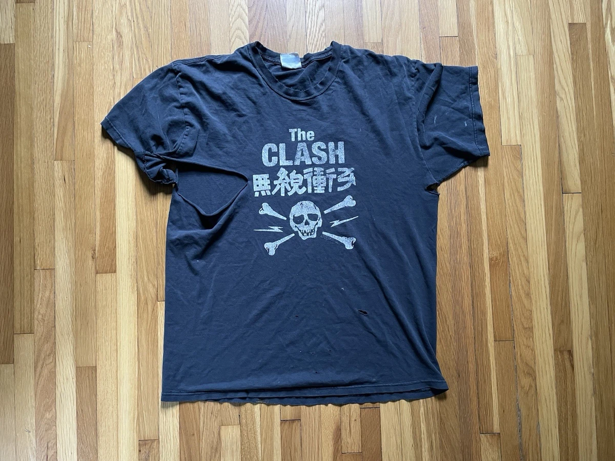 ビンテージ90'sパンクロックバンドCLASHメンバーフォトTシャツ The