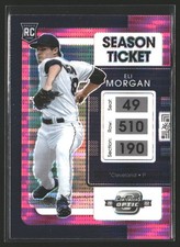 2022 Panini Chronicles #17 Eli Morgan Contenders Optic Pink Pulsar