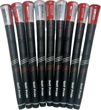 Golf Pride CP2 Pro (Standard) Black/Red Grips (Set of 9)