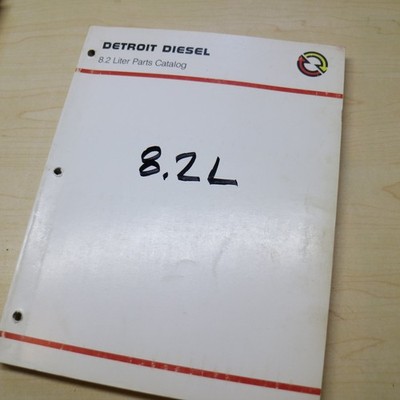 DETROIT Diesel 8.2 Liter Engine Parts Manual book catalog spare list truck bus