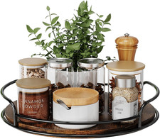 Lazy Susan Organizer, 9'' Lazy Susan Turntable for Cabinet, Table Top, Kitchen,