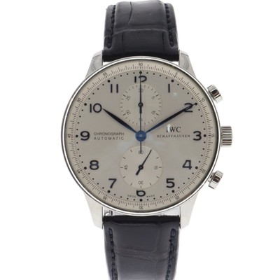 IWC 371446 Portuguese Chronograph White #KN439 | eBay 