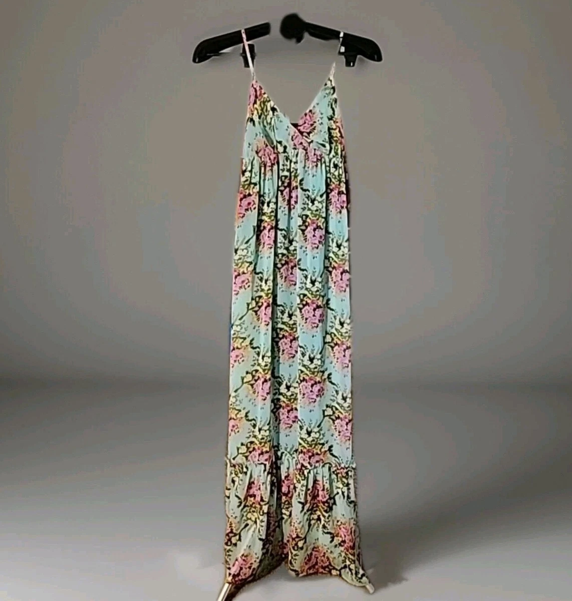 white christmas dresses Chiffon Floral Print Midi Dress