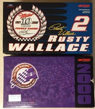 Rusty Wallace 2 Miller Lite 1:24 10th Anniversary 2000 Ford Taurus Limited Ed.