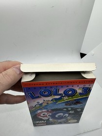 Adventures of Lolo 3 NES Nintendo Completo En Caja + P&oacute;ster y Tarjeta Reg &iexcl;Gran Forma!