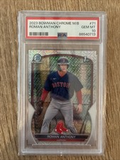 2023 Bowman - Chrome Prospects Roman Anthony #BCP-71 Mojo Refractor (RC)
