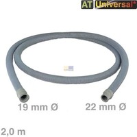 Ablaufschlauch Universal 19/22MmØ 2,0M FüR Waschmaschine GeschirrspüLer