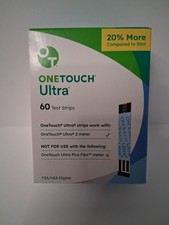 OneTouch Ultra Glucose Test Strips 60 Ct