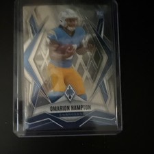 2025 Panini Phoenix Rookies Omarion Hampton #192 Los Angeles Chargers NFL