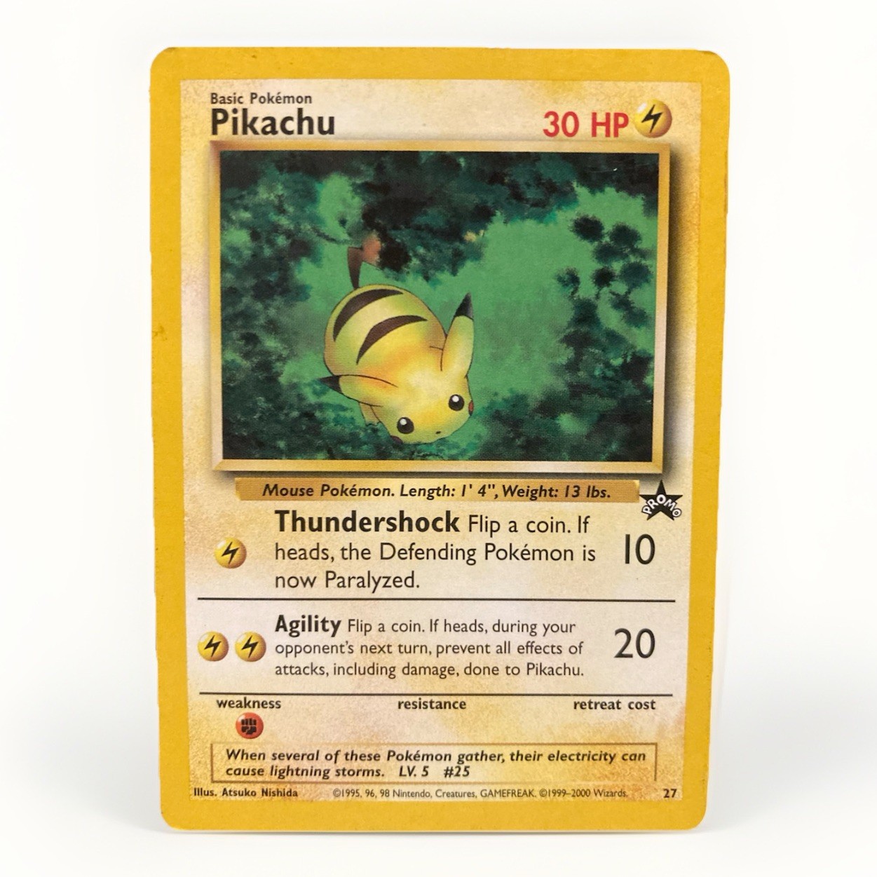 1999 POKEMON WIZARDS BLACK STAR PROMOS #27 PIKACHU
