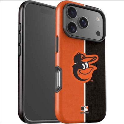 MLB Baltimore Orioles Split iPhone 13...17 Pro Max Impact Case