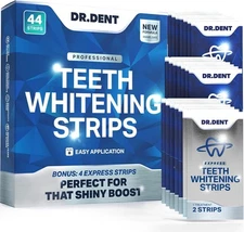 DRDENT Professional Teeth Whitening Strips - Pack of 44 1 Count (Pack 44) 