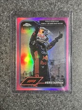 2024 Topps Chrome Formula 1 F1 Max Verstappen #154 Pink Refractor 1/75