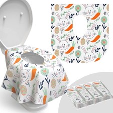 Disposable Toilet Seat Cover Travel 20 Pack W/ Covers Wrapped in Sets of 2
