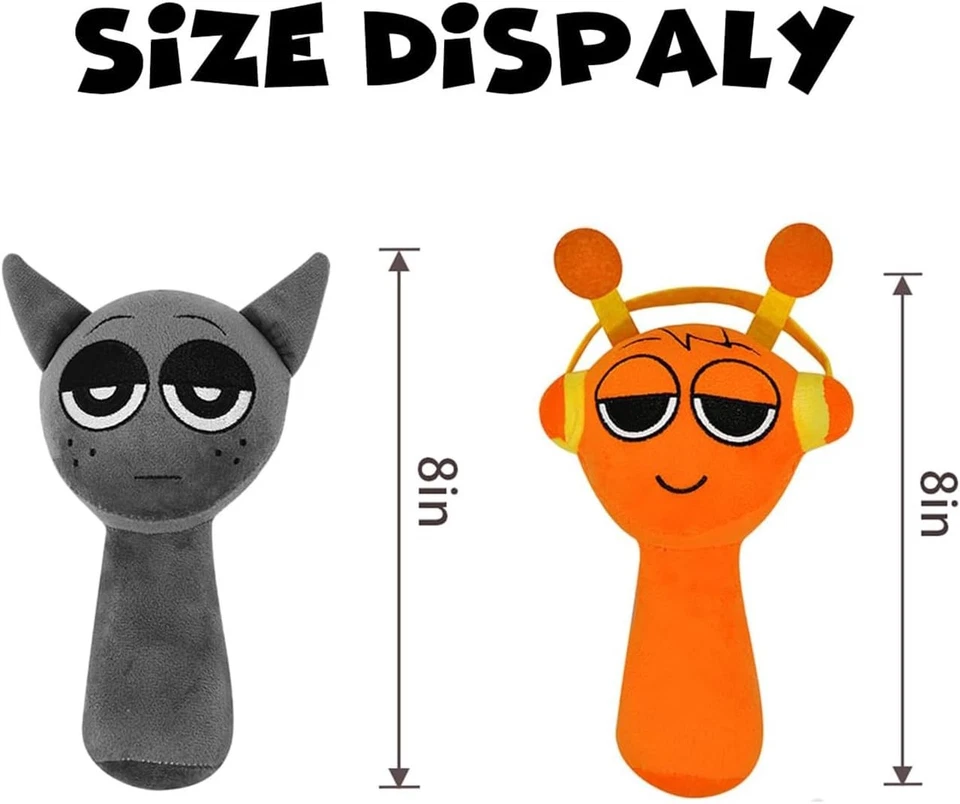 5/10/20 Sprunki Plush Toys Horror Game 8 Inch Soft Stuffed Spunki Plushies Gift - Image 2 of 4