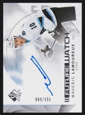 2024-25 1 Maveric Lamoureux Rookie Auto 151/599 Utah Hockey Club #182