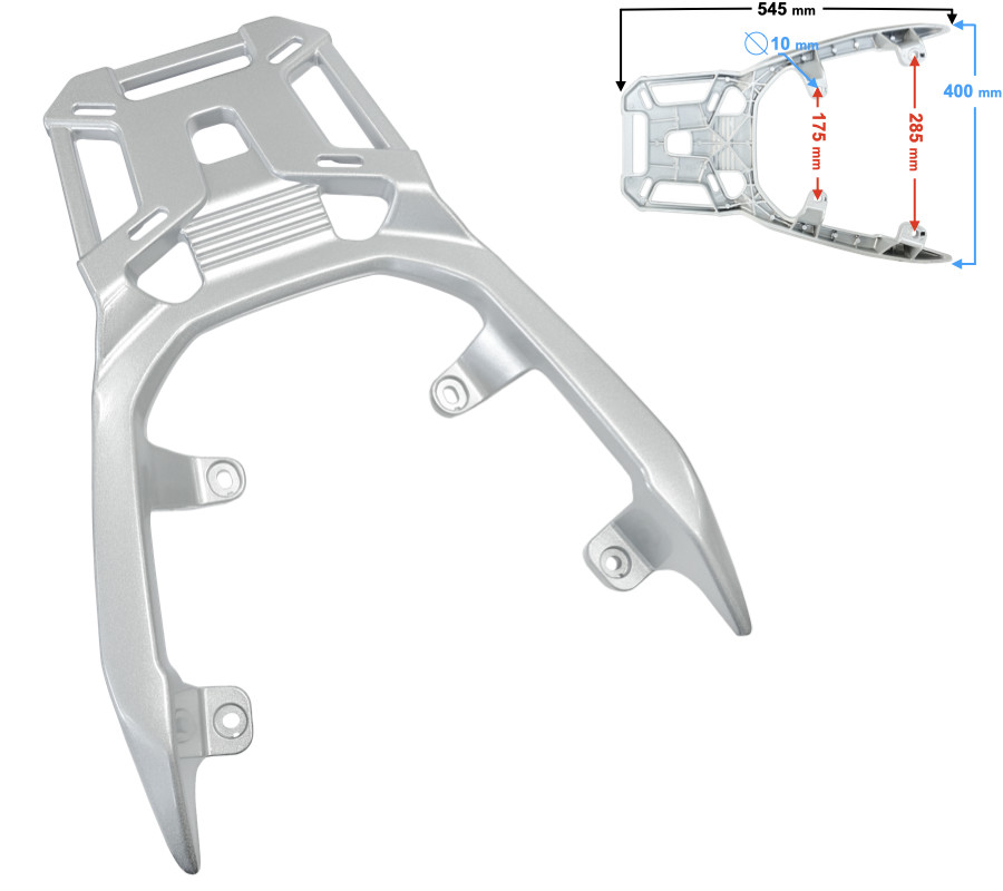 Support arrière X-trail 125 porte bagage moto de cylindrée 125cc