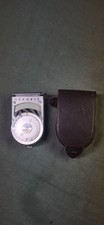 Sekonic Light Meter   Vintage Working Exposure Meter with Leather Case