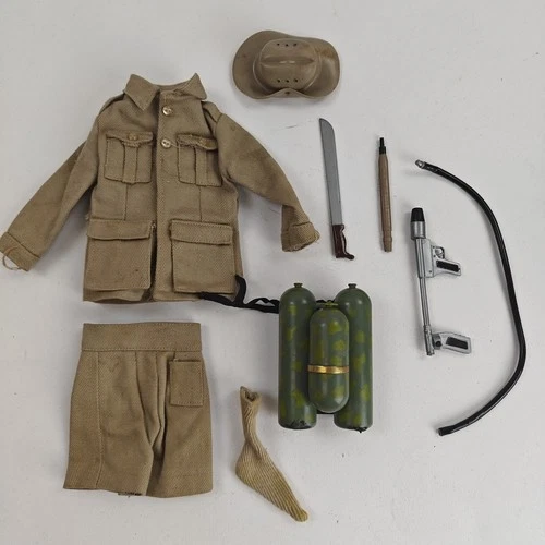 Vintage 1964-67 GI Joe SOTW Australian Jungle Fighter Uniform