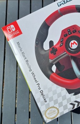 HORI Mario Kart Racing Wheel Pro Deluxe NSW-228U Nintendo Switch - NEW SEALED 