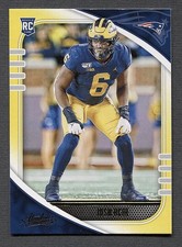 2020 Absolute Yellow #164 Josh Uche RC