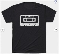 Blondie Debbie Harry Retro Cassette t-shirt Large FREE SHIPPING