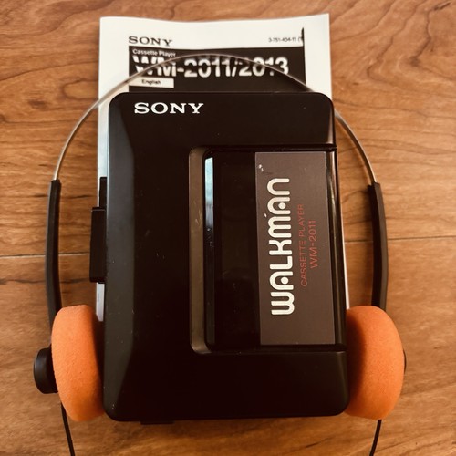 SONY Walkman WM-F2011 Cassette Player - NEW BELTS - Reconditioned